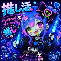 推し活!ブルー|YamiKawaZ